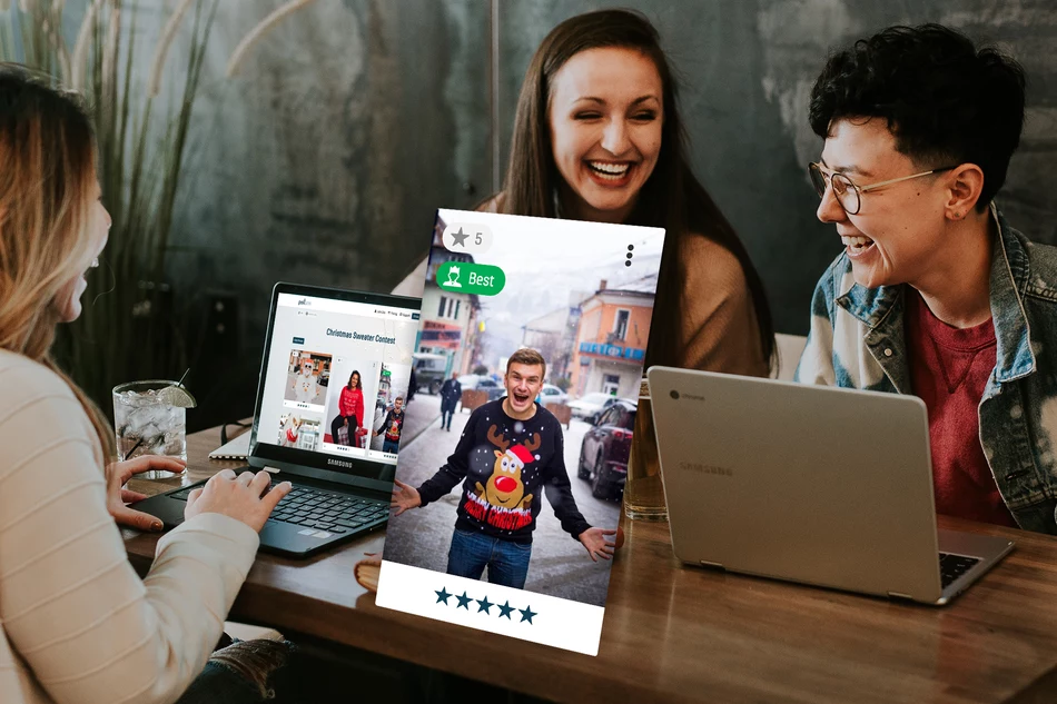 Create a Ugly Christmas Sweater Contest online