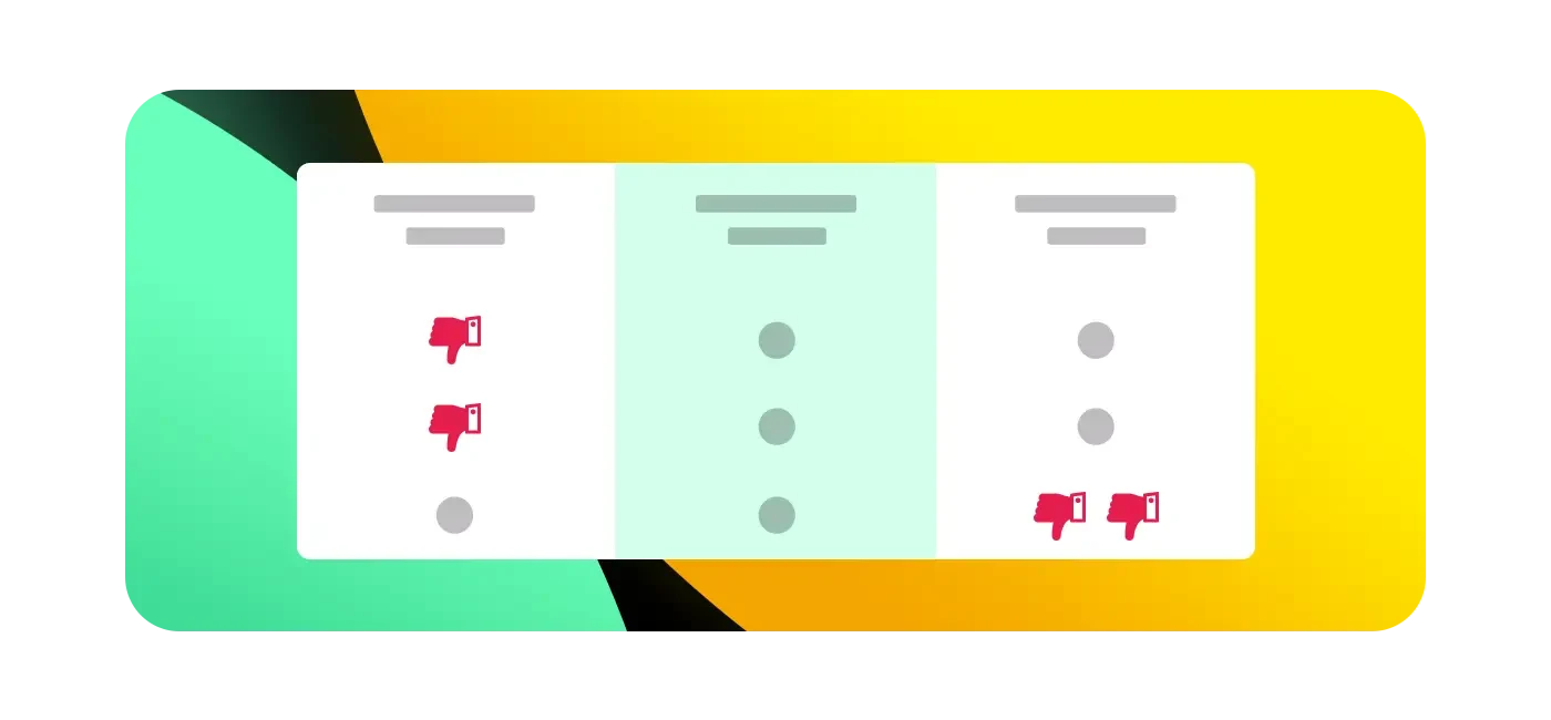 Decisions with the least rejection