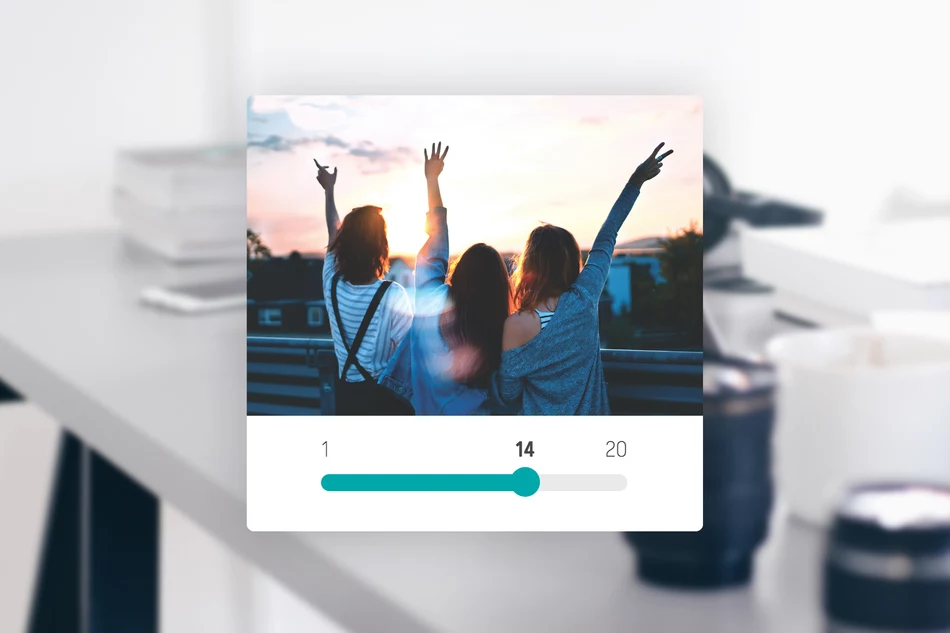 Range voting: Rate options or images with numbers