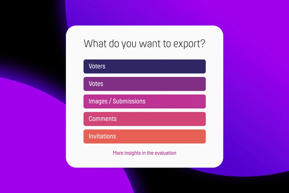 PollUnits als CSV exportieren