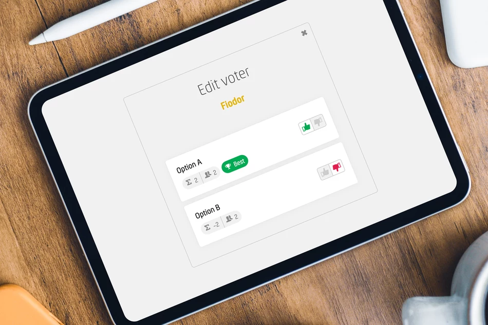 Change the participations of others as admin